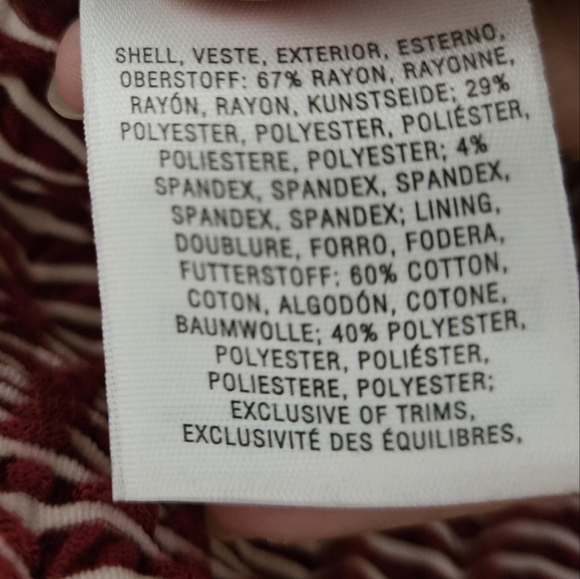 anthropologie Maeve pleating details raw hem shear details size small - Picture 10 of 16